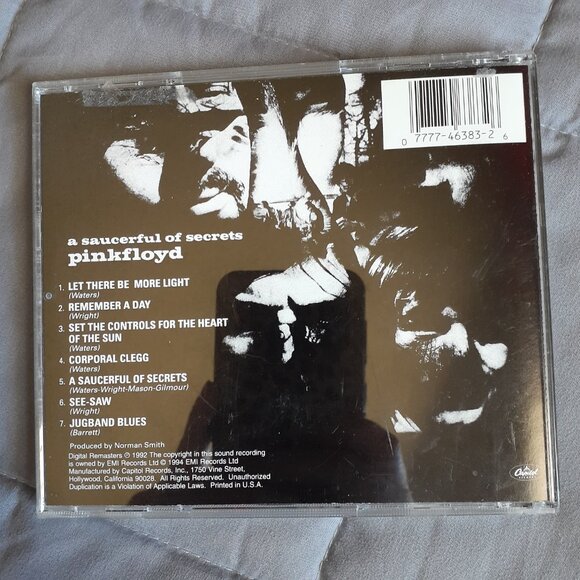 A Saucerful of Secrets by Pink Floyd (CD, 1994, EMI) - Picture 2 of 5